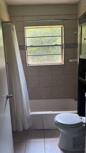 Towels, soap, toilet paper