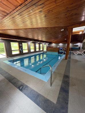 Indoor pool, outdoor pool