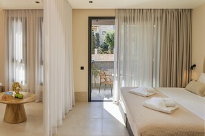 Suite estudio Deluxe | Caja fuerte, cortinas opacas, sistema de insonorización