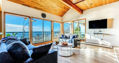 Panoramic Ocean Front View, 5 BR full Bath- Renovated Whole House in White Rock