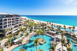 Indoor pool, outdoor pool