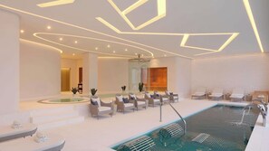 Indoor pool, outdoor pool