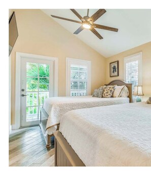 4 bedrooms, iron/ironing board, WiFi, bed sheets