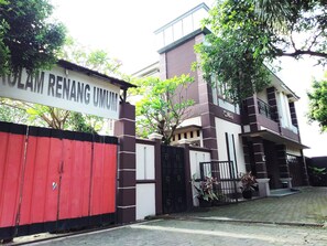 Fassade der Unterkunft