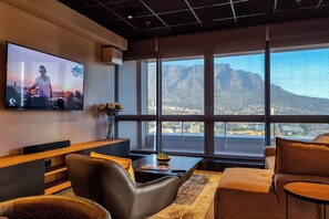 Apartamento, 2 habitaciones, balcón, vistas a la ciudad | Zona de estar