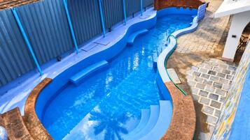 Indoor pool, outdoor pool