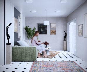 Área de sala de estar