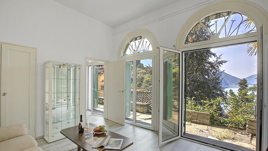 Romantic Terrace With Lake View