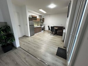 Family Apartment, Lanai | Private kitchen | Electric kettle, toaster - Haus Wijnen (Bad Bentheim)