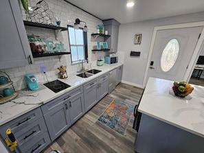 Microwave, oven, stovetop