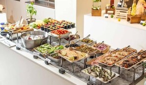 Colazione a buffet inclusa, servita tutte le mattine