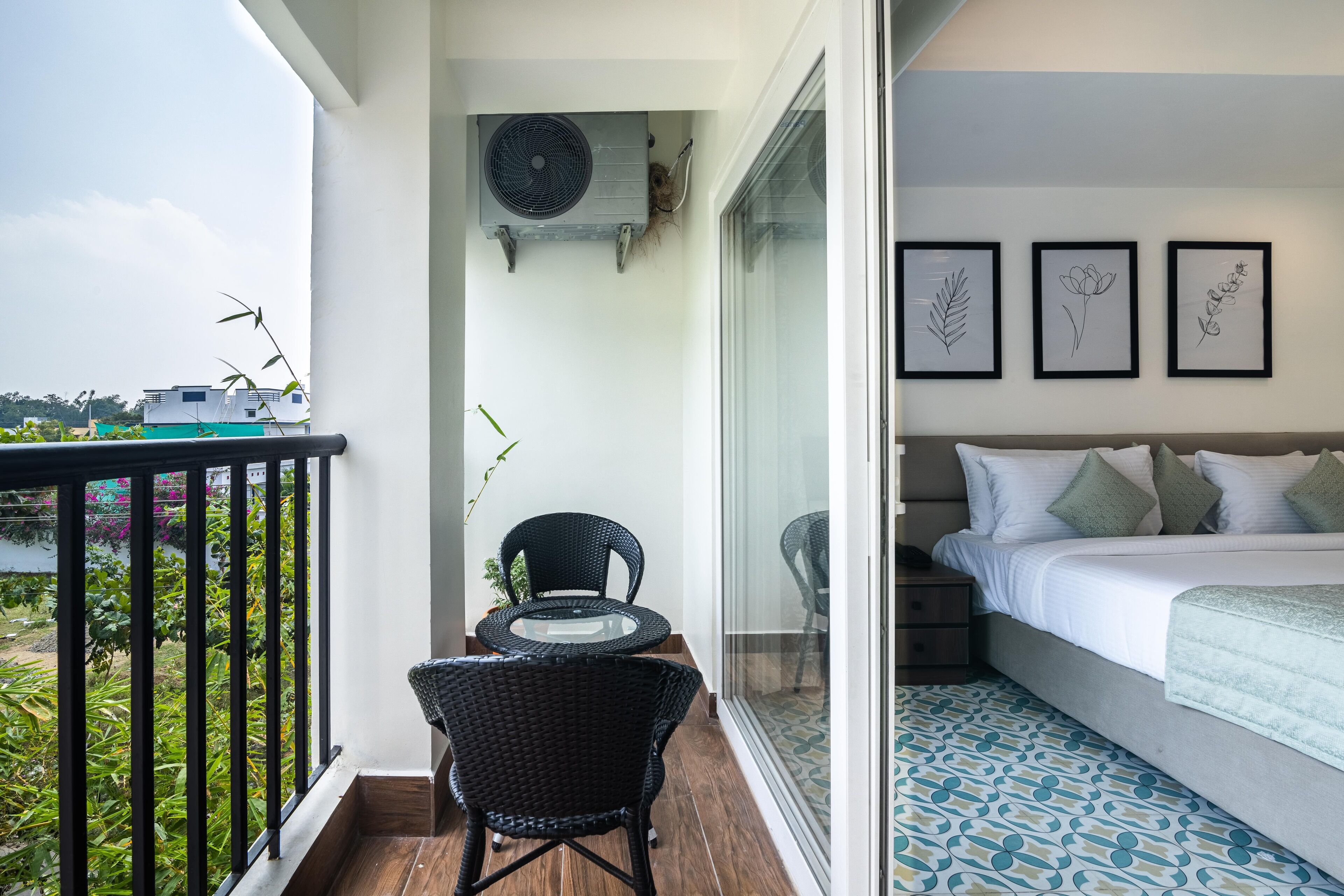 Superior Double Room, Balcony, Garden View | In-room safe, soundproofing, free WiFi