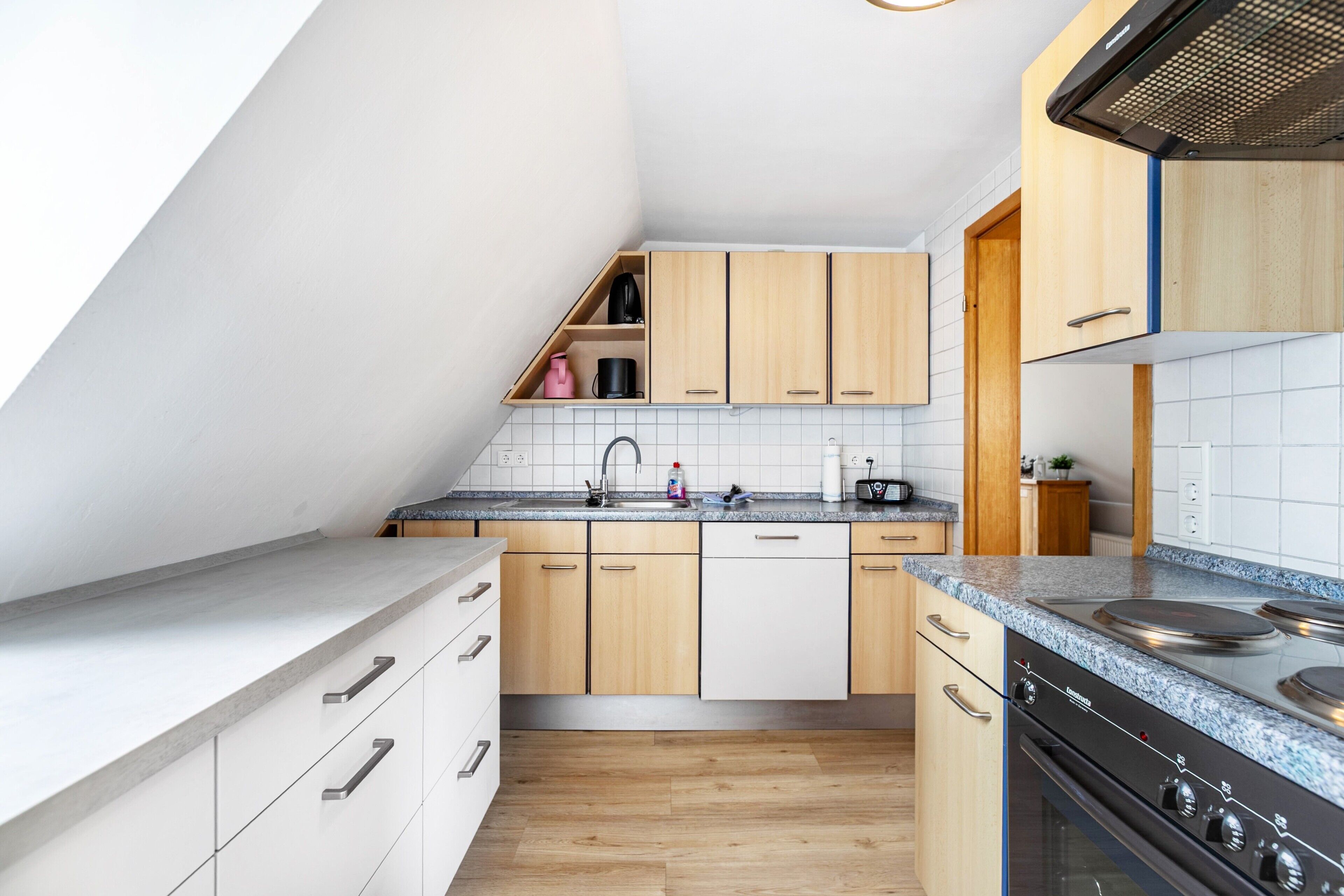 Kühlschrank, Ofen, Herdplatte, Geschirrspüler