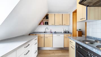 Kühlschrank, Ofen, Herdplatte, Geschirrspüler