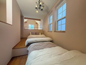 Blackout curtains, iron/ironing board, free WiFi