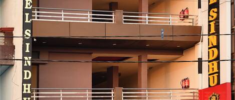 Fassade der Unterkunft