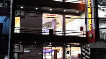 Front of property – evening/night