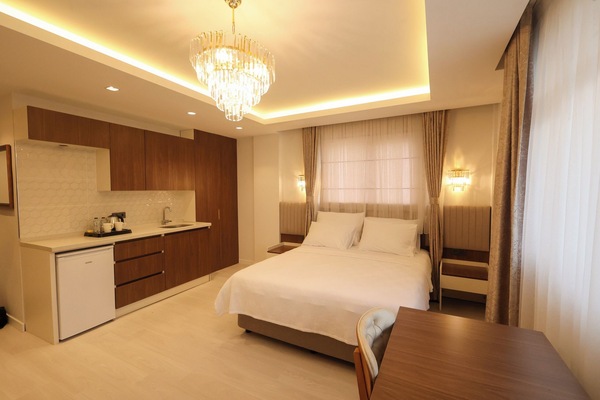 Comfort Double Room, City View | In-room safe, desk, laptop workspace, blackout drapes