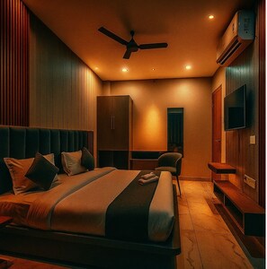 Desk, free WiFi, bed sheets - Hotel Namaste (Indore)