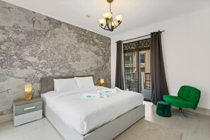 1 slaapkamer, een strijkplank/strijkijzer, reisbedje, wifi