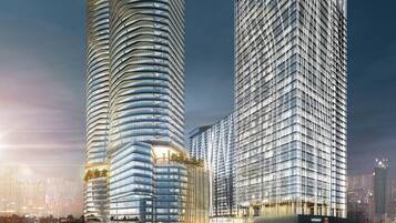 Fassade der Unterkunft