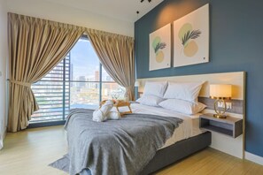 Superior Apartment, 1 Bedroom, Kitchen, City View | Desk, laptop workspace, free WiFi, bed sheets - Staycation KL - Continew Residence (Kuala Lumpur)