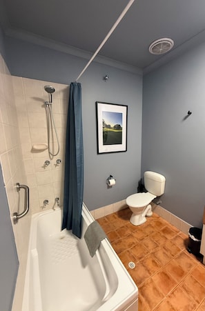 Haartrockner, Handtücher, Seife, Shampoo