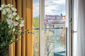 Interior - Stylish Studio with Wawel Castle View near Old Town (Kraków)
