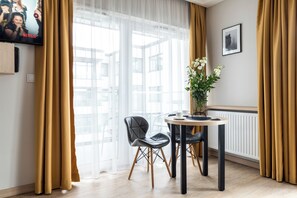 Dining - Stylish Studio with Wawel Castle View near Old Town (Kraków)