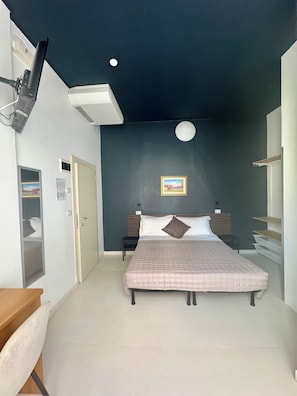 Værelse med 2 enkeltsenge - strandudsigt | Pengeskab på værelset, gratis Wi-Fi