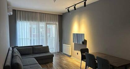 Charming 1-bedroom apartment with WiFi and AC in peaceful Tbilisi