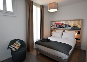 Chambre Élégance Double | Bureau, espace de travail pour ordinateur portable, Wi-Fi gratuit