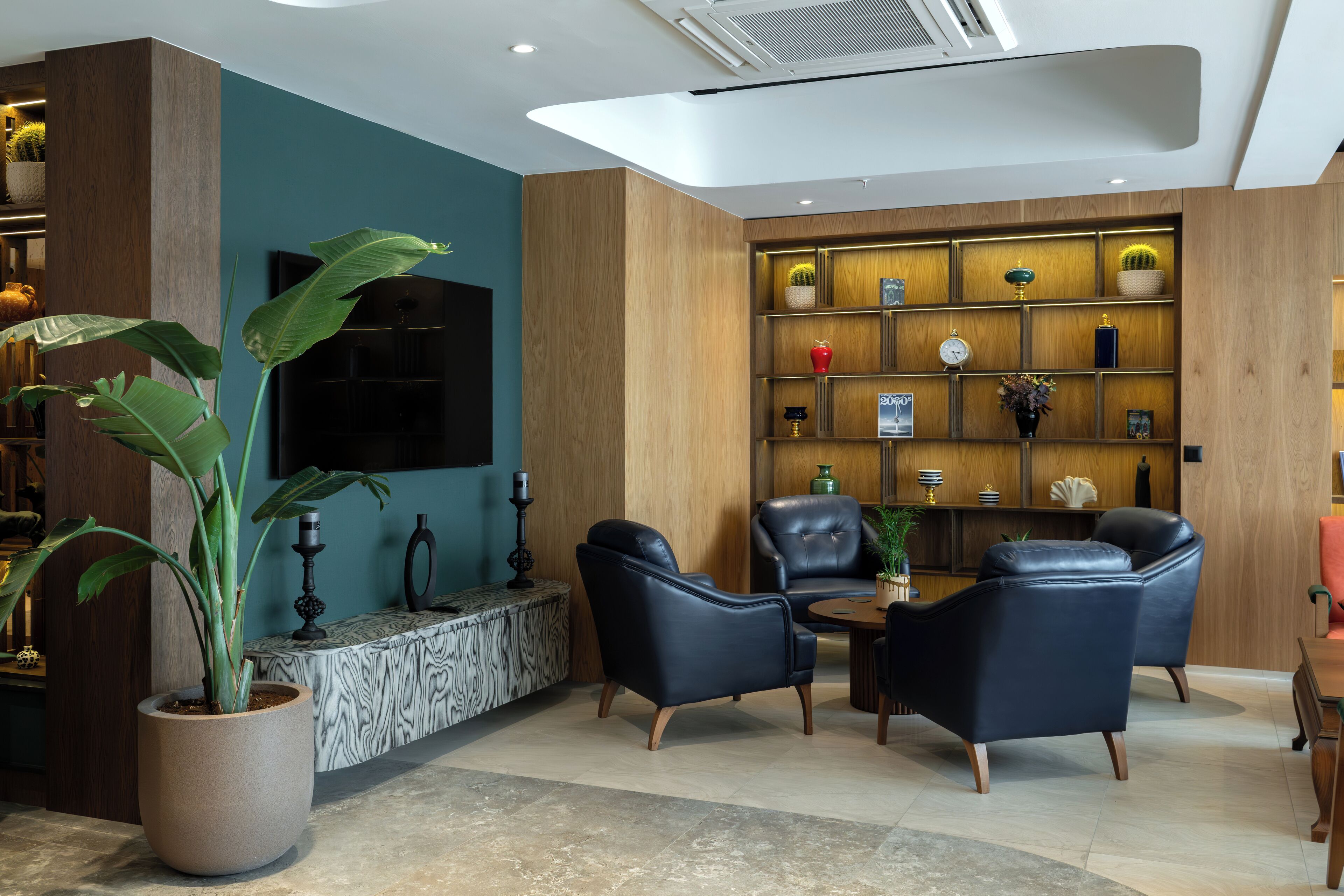 Sala de estar en el lobby