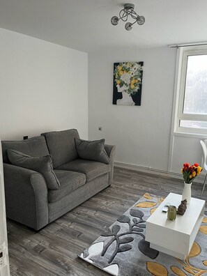 アパートメント 1 ベッドルーム バリアフリー | リビング エリア