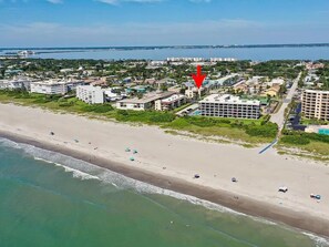 Sun-loungers, beach towels