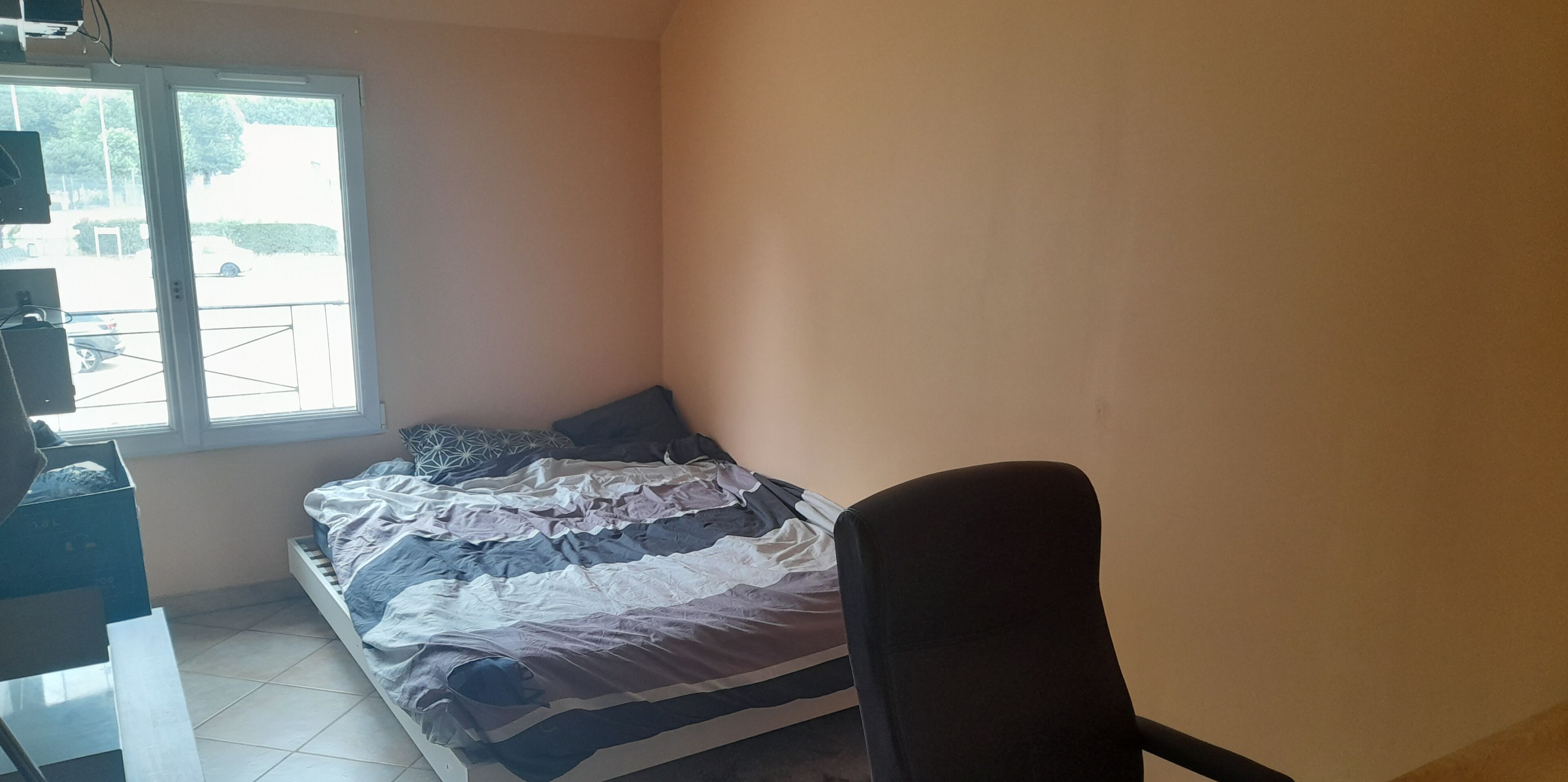 1 makuuhuone, vuodevaatteet