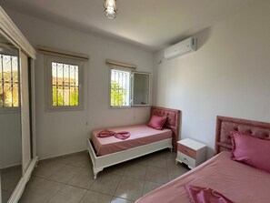 3 makuuhuonetta, vuodevaatteet