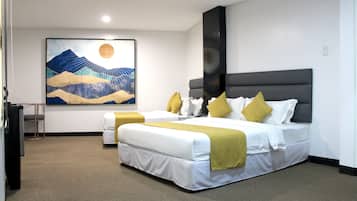 Minibar, desk, free WiFi, bed sheets