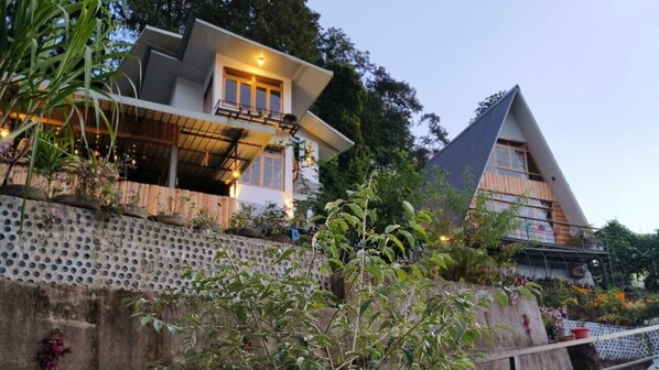 Façade de l’hébergement