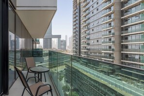 Apartamento luxo, para não fumantes | Vista da sacada