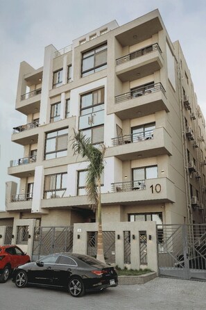 Fassade der Unterkunft