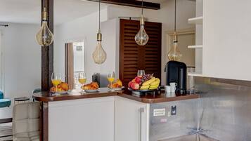 City Apartment, 2 Bedrooms, Non Smoking | Private kitchen | Espresso maker, coffee/tea maker, electric kettle, toaster