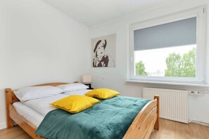 2 sovrum, strykjärn/strykbräda, resesäng och wi-fi