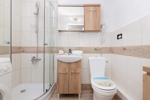 Shower, hair dryer