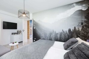 1 habitación, tabla de planchar con plancha, wifi y ropa de cama 