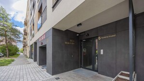 Exterior detail - Stylish Apartment in Mokotow | Air Conditioning and Parking (Warszawa)