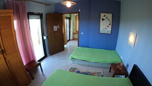 2 habitaciones, tabla de planchar con plancha, wifi y ropa de cama