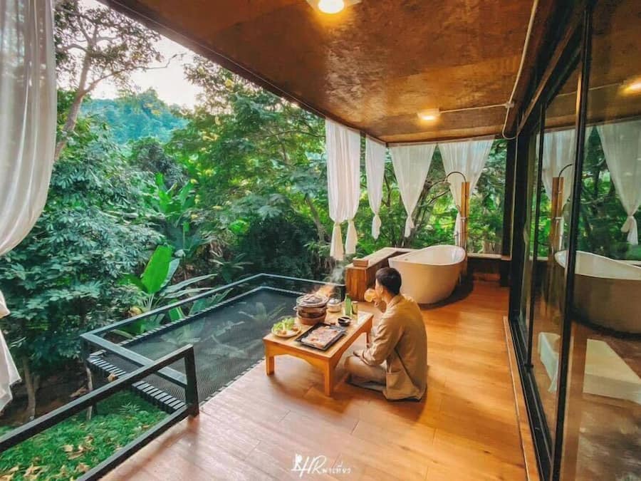 Basic House, Lanai, River View | Terrace/patio