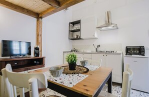 Deluxe-studiolejlighed - terrasse | Opholdsområde