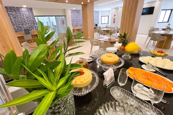 Gratis morgenmadsbuffet hver dag